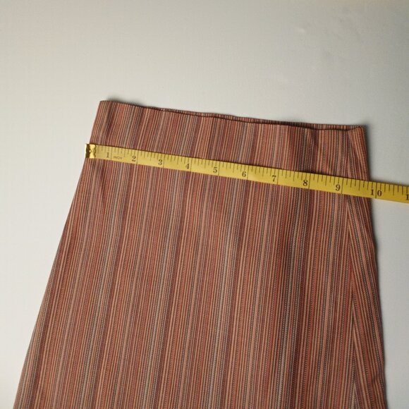 Parisian Signature Woman Silk Blend Pants Size 22W High Rise Tapered Leg Striped - Picture 9 of 9